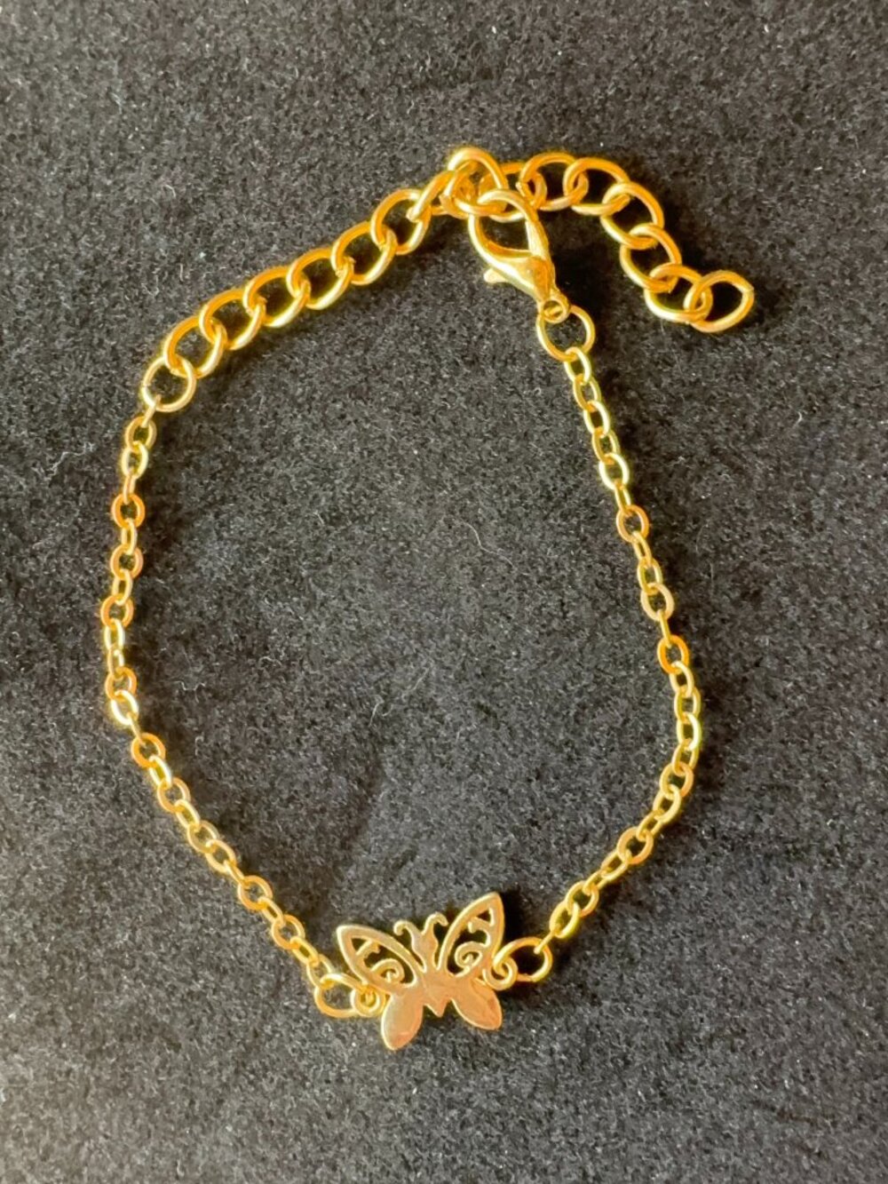 Gold Butterfly Bracelet-New